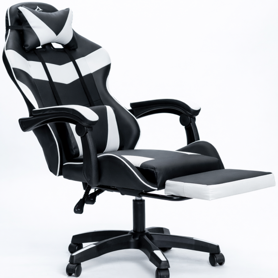 Крісло геймерське DIEGO Phantom RS Black-White Київ