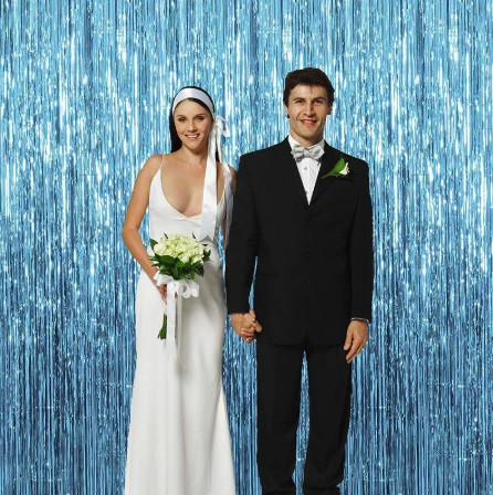 Дождик для фотозоны 2м на 1м голубой Киев - изображение 5