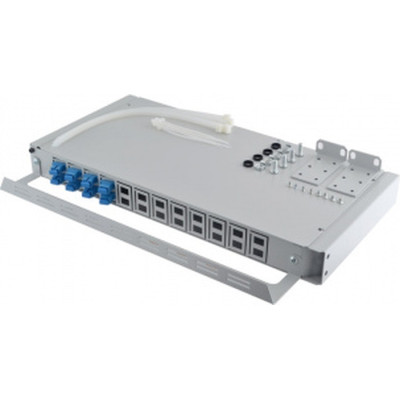 Патч-панель оптична 1U, SC, сплайс касети S400-A Crosver (FOB 19/1-400A/24-1-24-SC) Вінниця - фото 2