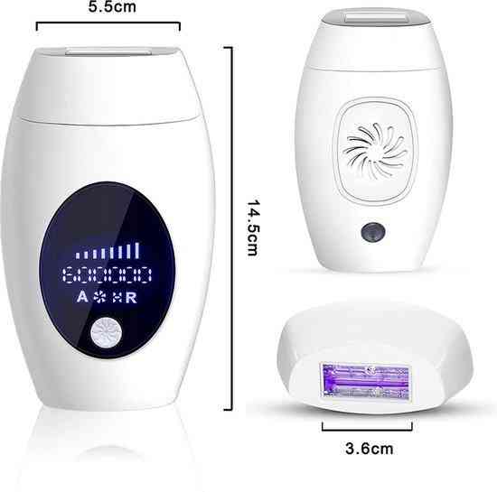 Фотоепілятор для дому з LED дисплеєм. IPL (Intense Pulsed Light) 600000 спалахів Київ