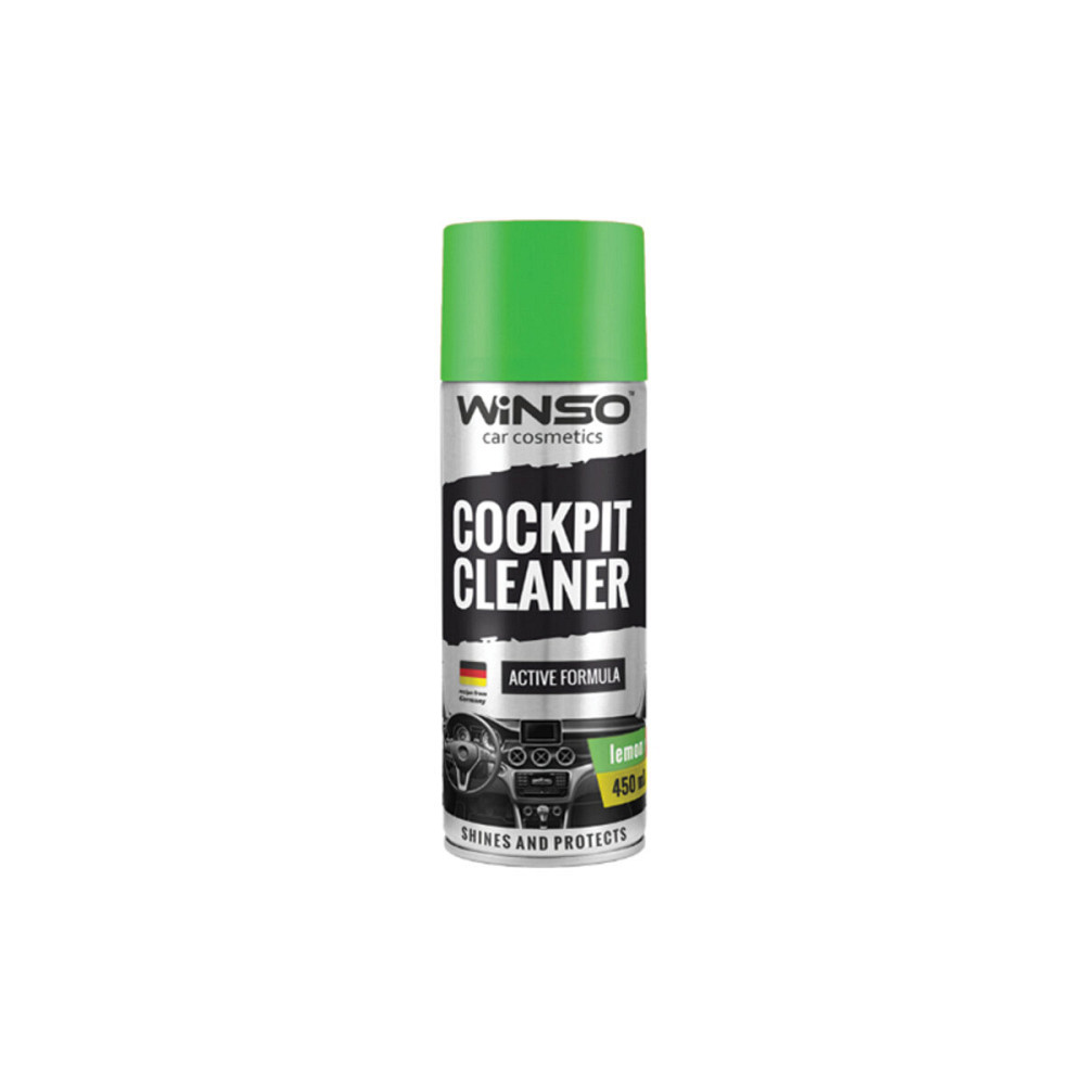 Полироль для панели приборов Winso Cockpit Cleaner Лимон, 450мл Київ - фото 1