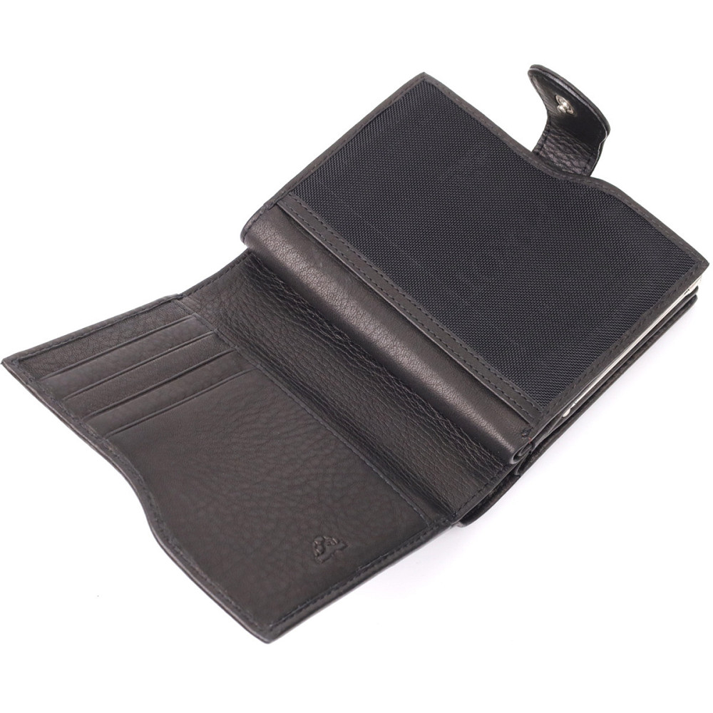 Стильний жіночий вертикальний гаманець з натуральної шкіри Tony Perotti 20842_1 (2656 nero) Чорний Київ - фото 7