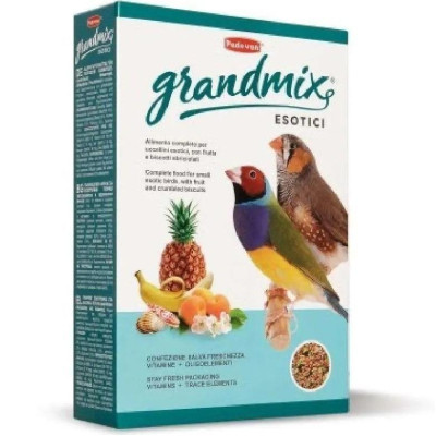 Корм для птиц Padovan GrMix Esotici для экзотических птиц, амадинов 400 г (8001254002774) Винница - изображение 1