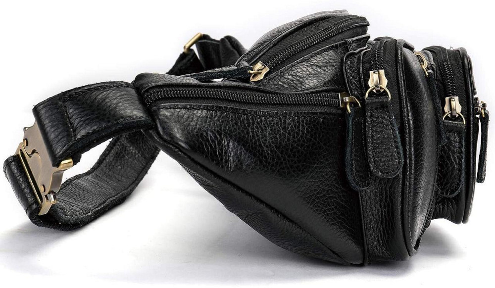 Поясная cумка мужская Vintage 14817 Черная Киев - изображение 3