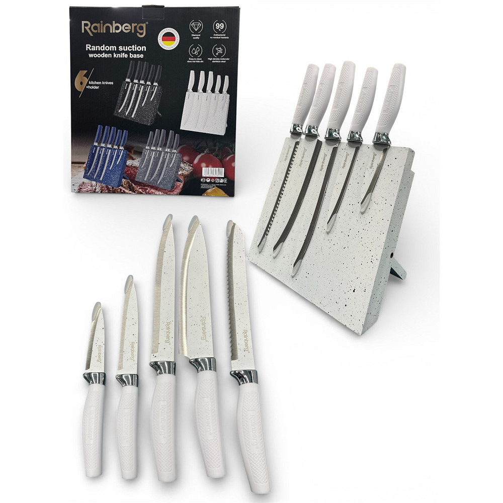 Кухонні ножі домашні, Набір ножів для приготування їжі, Професійний кухонний набір ножів LZ-95 Івано-Франківськ - фото 1