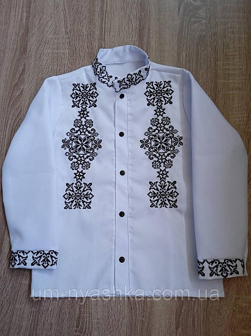 Хлопчача вишиванка "Орнамент" на кнопках Кривий Ріг - фото 1