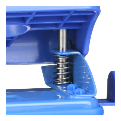 Діркопробивач Buromax пластиковий, до 10 аркушів, 120 х 58 х 59 мм, синій (BM.4015-02) Вінниця - фото 5