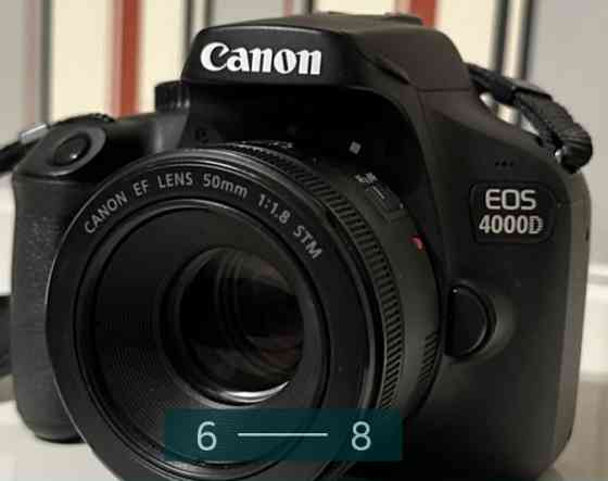 Фотоапарат Canon EOS 4000D + Об'єктив + Сумка + SD карта Київ