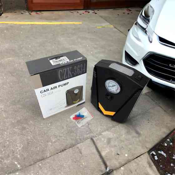 Мощный портативный воздушный компрессор насос, Портативный насос для накачки, Портативные компрессоры ZM-18 Львов