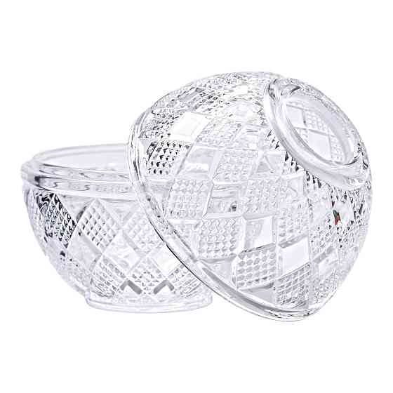 Yiwu Серветниця на стіл кухонна Ø15 см серветниця скляна кругла кругла у формі яйця HP-4-110 Коломия