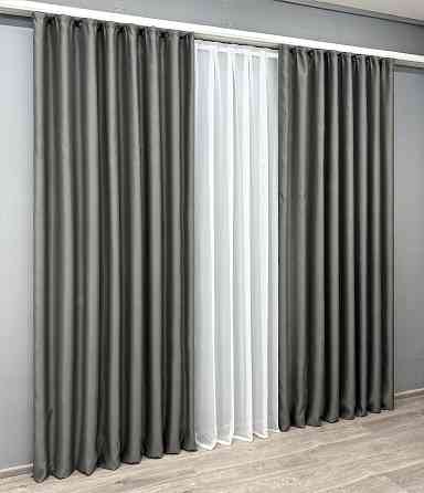 Комплект готових штор VR-Textil Bagema Rvs № 1823ш Мусон 100х290 см 2 шт (31-916) Київ