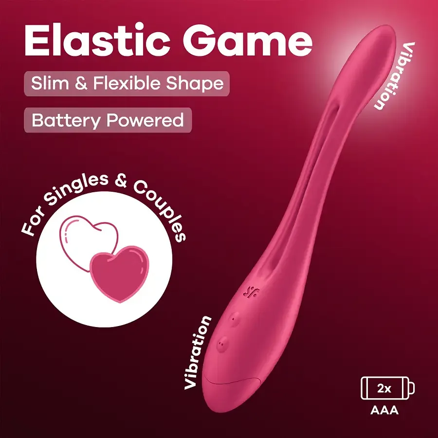 Універсальний гнучкий вібратор для пар Satisfyer Elastic Game Battery Series Львів - фото 6