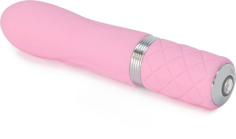 Роскошный вибратор PILLOW TALK - Flirty Pink с кристаллом Сваровски, гибкая головка Sex Aura Киев - изображение 6
