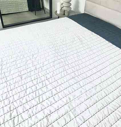 Ecotton Покривало Nostra 240х260 см двостороннє антиалергенне синій (L0018Blue) Киев