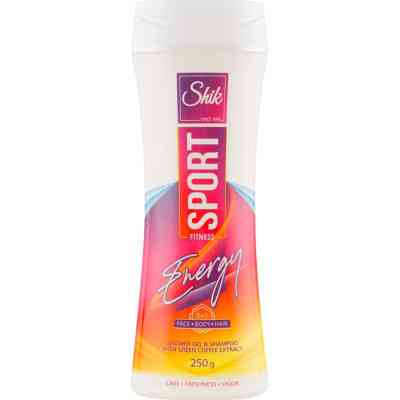 Гель для душу Shik 3 в 1 Sport Energy 250 г (4820023368989) Вінниця