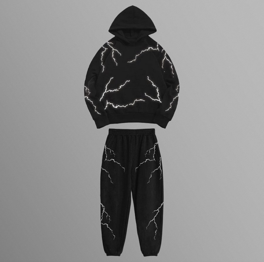 Спортивний костюм з блискавками | Костюм с молниями Білий, M Чернівці - фото 1