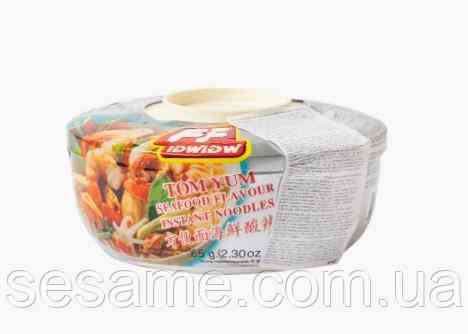 Лапша быстрого приготовления в тарелке Tom Yum Seafood Flavour FASHION FOOD 65 г (Таиланд) Харьков