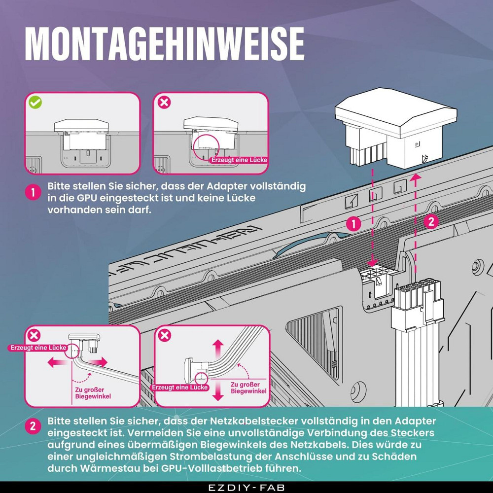 Адаптер живлення 12VHPWR 12+4 pin кутовий Slim для RTX 40 серії підтримка 600W сумісний з RTX 4090 4080 4070 Ti чорний Київ - фото 7