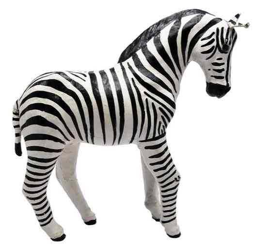 Статуетка декоративна шкіряна Зебра Київ