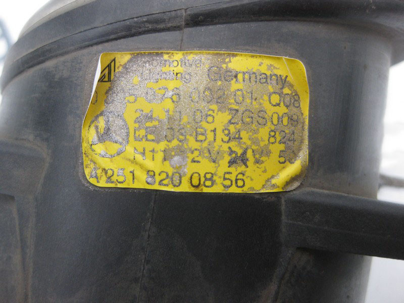 Mercedes-Benz  A2518200856 Протитуманна фара права C-Class W204 E-Class W212 GL X164 ML W164 S-Class W221 CL C216 Одеса - фото 4