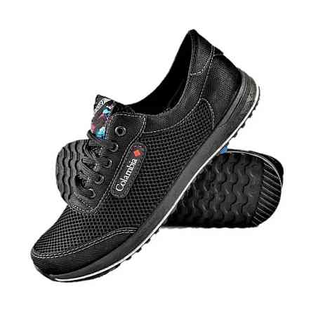 Кроссовки Мужские Сеточка Чёрные Летние Мокасины (размеры: 40,41,44) Днепр