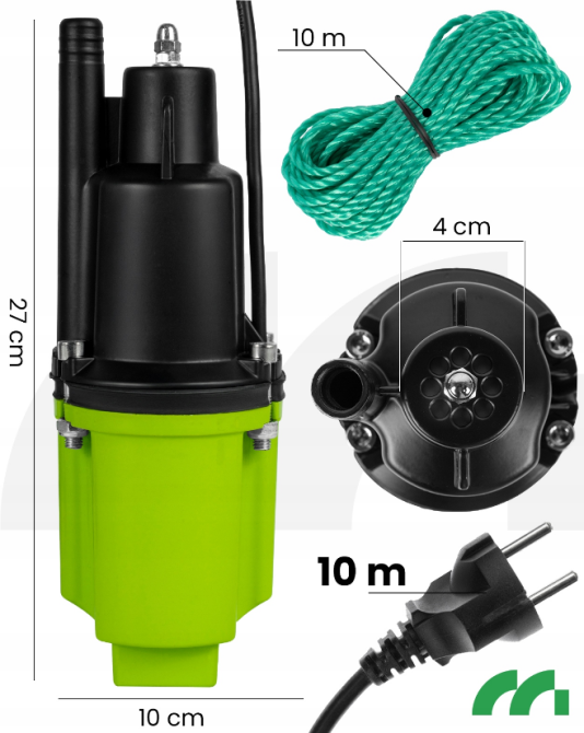 Дренажный насос для чистой воды MalTec 480Вт 1080л/ч (Польша) Киев - изображение 2