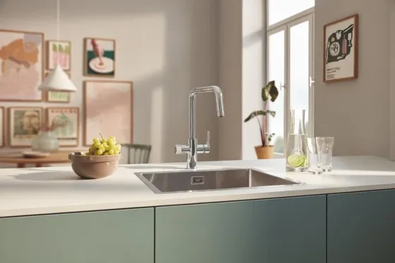Змішувач для кухні з підключенням до фільтру Grohe Blue Pure Eurosmart 30583000 Київ