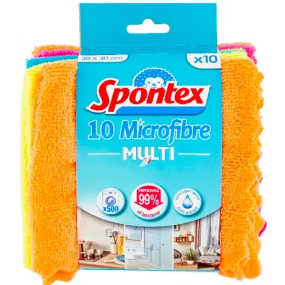 Ганчірки мікрофібра Spontex MF Multi Microfibre Cloth 10 шт. Львів