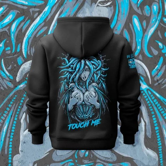 Худи мужское с принтом Slan Touch me Размер 52 Anime1200 Днепр - изображение 1