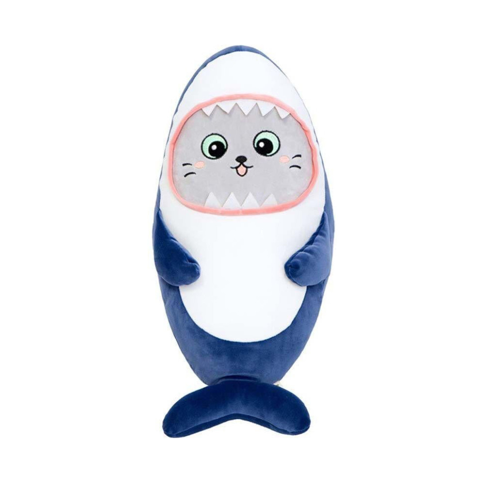 Дитяча м'яка іграшка "Кіт в костюмі акули" K15252, розмір 25 см Вінниця - фото 1