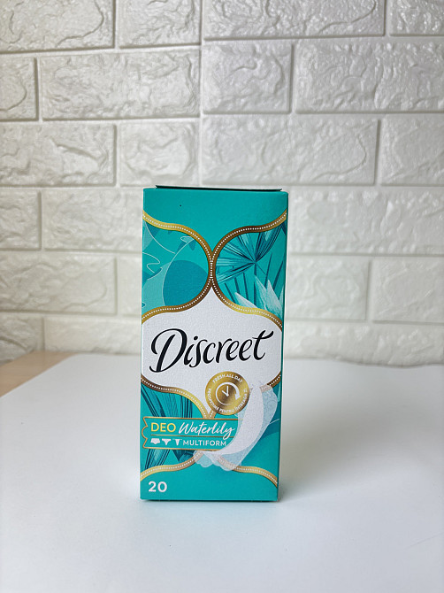 DISCREET Щоденні гігієнічні прокладки Део Вотер Лілі Мультіформ Single 20шт Гостомель - фото 1
