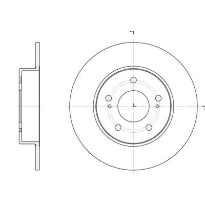 Гальмівний диск REMSA 6909.00 Вінниця - фото 1