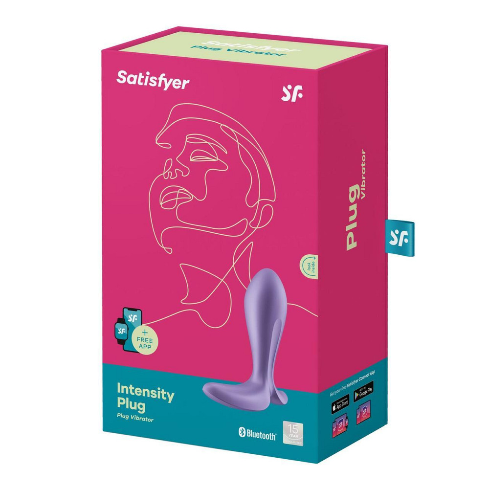 Анальна смарт-пробка з вібрацією Satisfyer Intensity Plug Purple Sex Aura Київ - фото 7