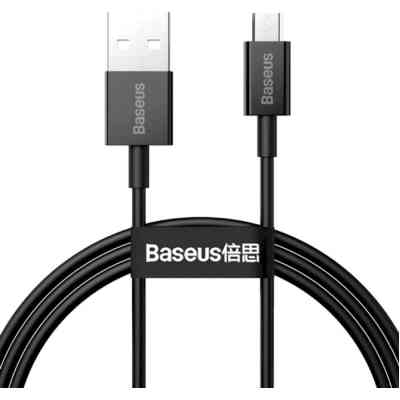 Дата кабель USB 2.0 AM to Micro 5P 1.0m 2A black Baseus (CAMYS-01) Вінниця