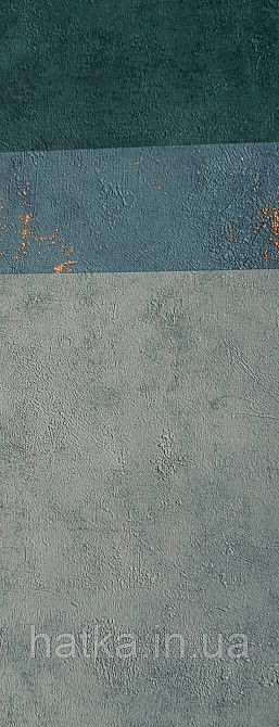 Шпалери вінілові на флізеліні Caselio 0.53х10 Beton 2 під штукатурку під бетон бірюзові матові Київ - фото 4