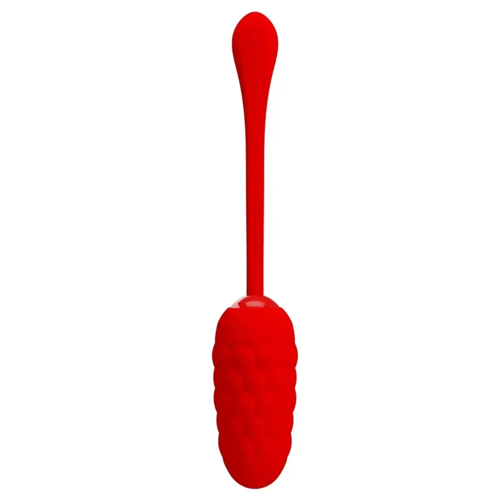 Виброяйцо с рельефным дизайном Pretty Love - MARINA EGG Red, BI-014708-2 Sex Aura Киев - изображение 5