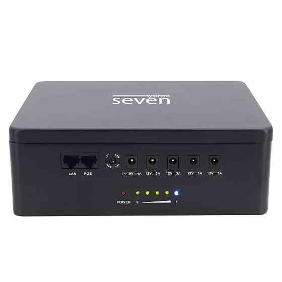 ДБЖ SEVEN UPS-7960 black 60W LiFePO4 з регулюванням вихідної напруги Київ