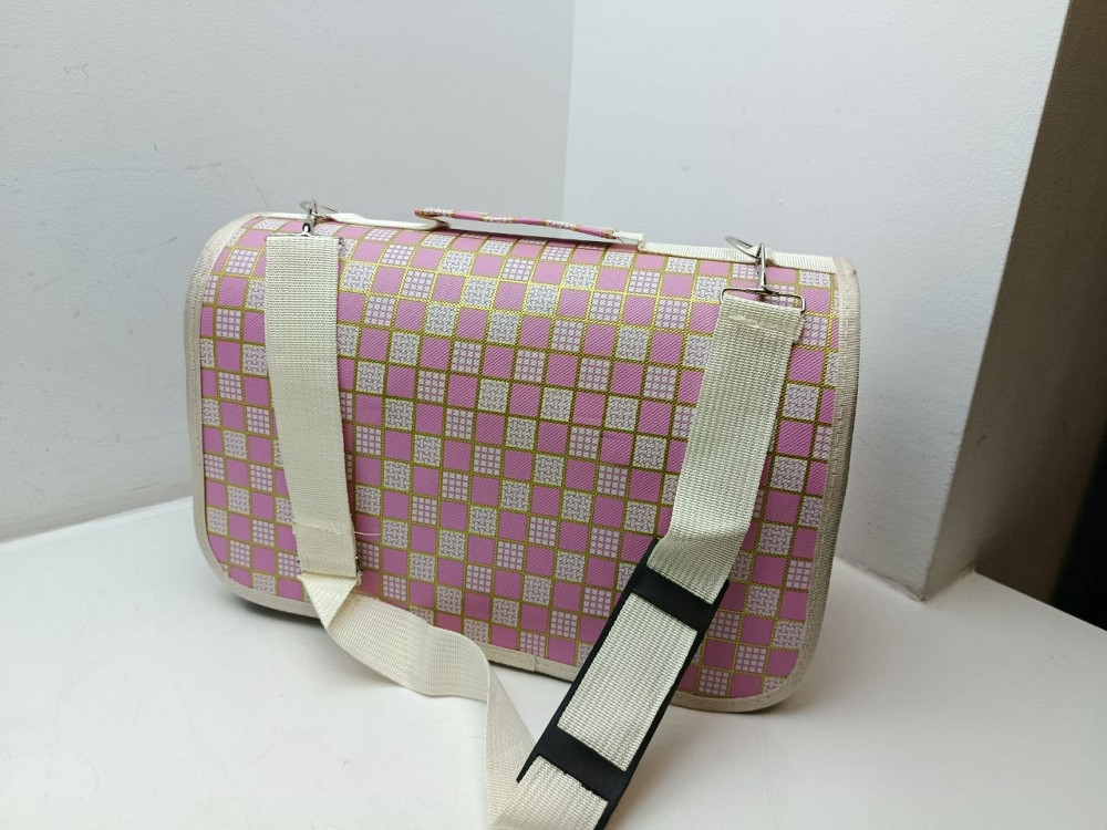 Сумка-переноска для тварин 36*18см рожева Луцьк - фото 2