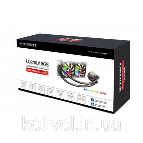 Система водяного охолодження Xilence LiQuRizer 240 ARGB (XC977) Киев - изображение 3