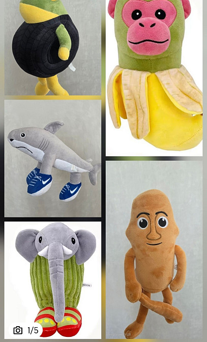 М'які іграшки Italian Brainrot traleleo trala. Київ - фото 5