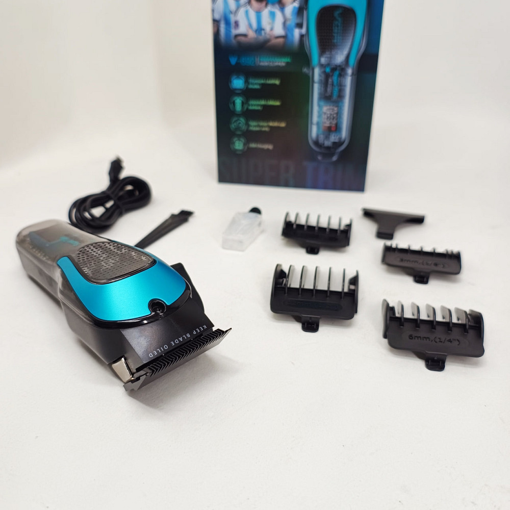 Малошумная машинка для стрижки волос, Машинка для стрижки на аккумуляторе Набор с зарядкой LA-95 Львов - изображение 13