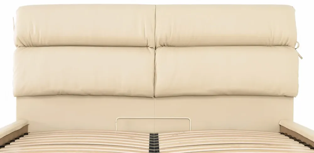 Кровать Edinburgh Comfort 120 х 200 см Fly 2207 С подъемным механизмом и нишей для белья Бежевый Днепр - изображение 6
