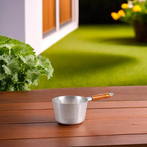 Ковш алюміній 1,6л з дерев'яною ручкою Interos Житомир