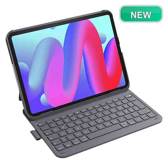 Чохол з клавіатурою Inateck AirTap BK2007 сірий QWERTZ Bluetooth ультралегкий тримач для стилуса для iPad 10.9-11 Київ