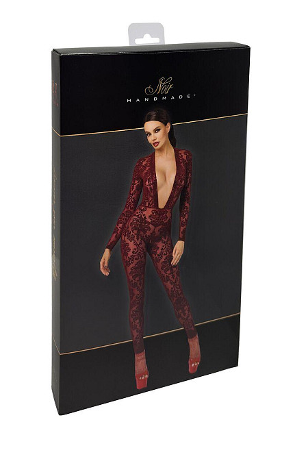 Бодістокінг Noir Handmade F382 Kink Royal Catsuit M Sex Aura Київ - фото 8