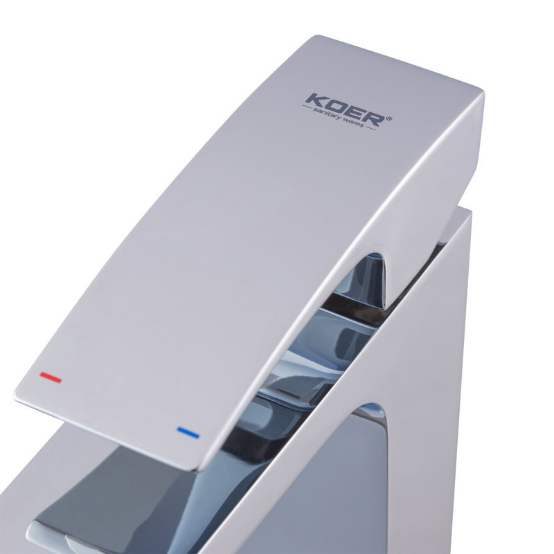 Высокий смеситель для умывальника Koer KB-11007-01 хромированный (KR3440) Харьков - изображение 8