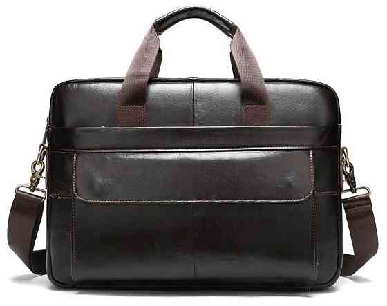 Сумка мужская под ноутбук Коричневая (Vintage) Киев