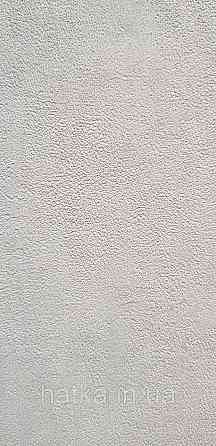 Шпалери вінілові на флізеліні Grandeco Time метрові під штукатурку під замш білі зі світло сірим Київ