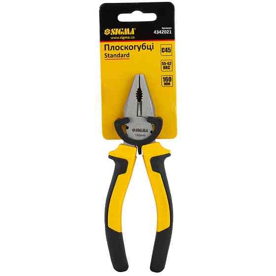 Плоскогубцы 160мм Standard SIGMA (4342021) Киев