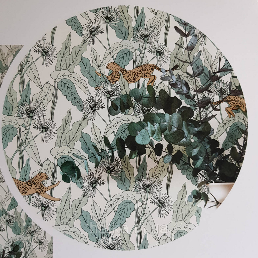 Шпалери вінілові на флізелін Caselio The Place to bed 0.53х10 м листя квіти білі рисі золотисті на рожевому Київ - фото 1